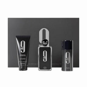 Afnan 9 Pm 3 Piece Set for Men, (3.4 Oz De Parfum Eau De Parfum Spray   5.0 Oz Shower Gel   5.0 Oz Perfume Deodorant)
