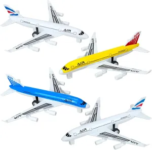 Airplane Toys, Metal Plane Pull Back Airplane Toys for 3 4 5 6 7 Years Old Boys Girls, Die Cast Aircraft Plane Models, Kids' Play Vehicles Aeroplane Airplanes for Kids Birthday Gift