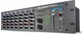 Alesis MultiMix 10 Wireless - 10-Channel Rackmount Audio Mixer With Bluetooth, 4 Jack / XLR High-Headroom Inputs, 2 Band EQ per Channel & Aux Sends