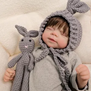 Anano 18 Inch Full Silicone Body Reborn Baby Doll - Ultra Realistic Toddler Reborn Doll for Girls, Anatomically Correct Lifelike Baby Doll with Accessories, for Kids & Collectors