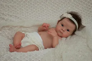 Anano Full Body Silicone Reborn Baby Girl 18 Inch Anatomically Correct Baby Dolls Real Life Like Looking Baby Dolls That Look Real Reborn Babies Realistic Toddler Doll for Kids 3 