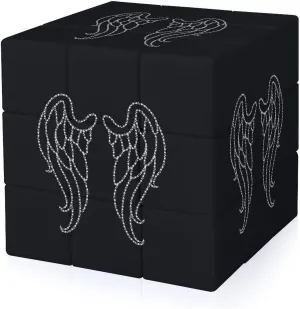 Angel Wings Adults 3x3x3 Color-Matching Smooth Fully Printed Cube Gift