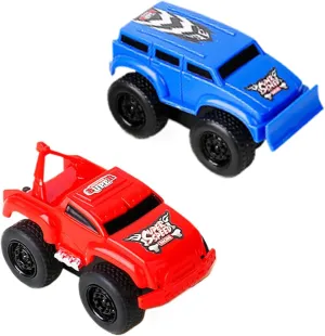 Anti-Gravity Pull-Back Car Climbing Wall Magnetic Car Toys, Decompression Toys, Inertial Magnetic Levitation, Children's Racing Car Toys, Can Drive On The Wall(Color:Red Blue)