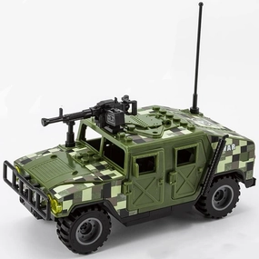 Armored Vehicle Building Block Military Vehicle Building Toy for Age 6 7 8 9 10 11 12 , Army Battle Brick, Military Car Model Toys Gifts for Boys （4 Styles）