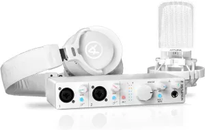 Arturia MiniFuse Recording Pack — USB Audio Interface Bundle with Condenser Microphone, Headphones, and Creative Software for Recording, Streaming, and Podcasting