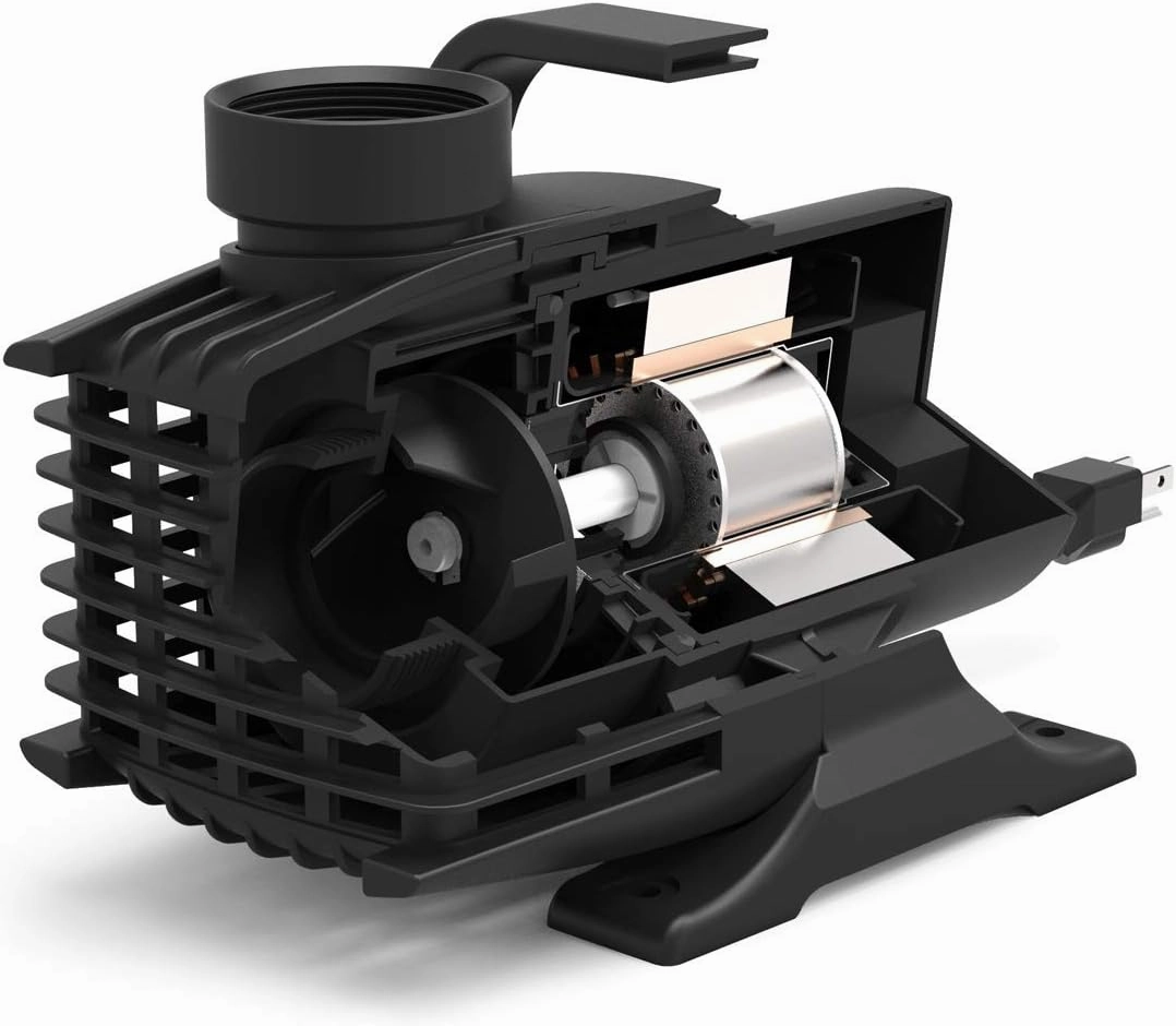 Atlantic Water Gardens TT6000 Energy Efficient Pond & Waterfall, TidalWave3 Asynchronous Pump 6000 GPH, Black