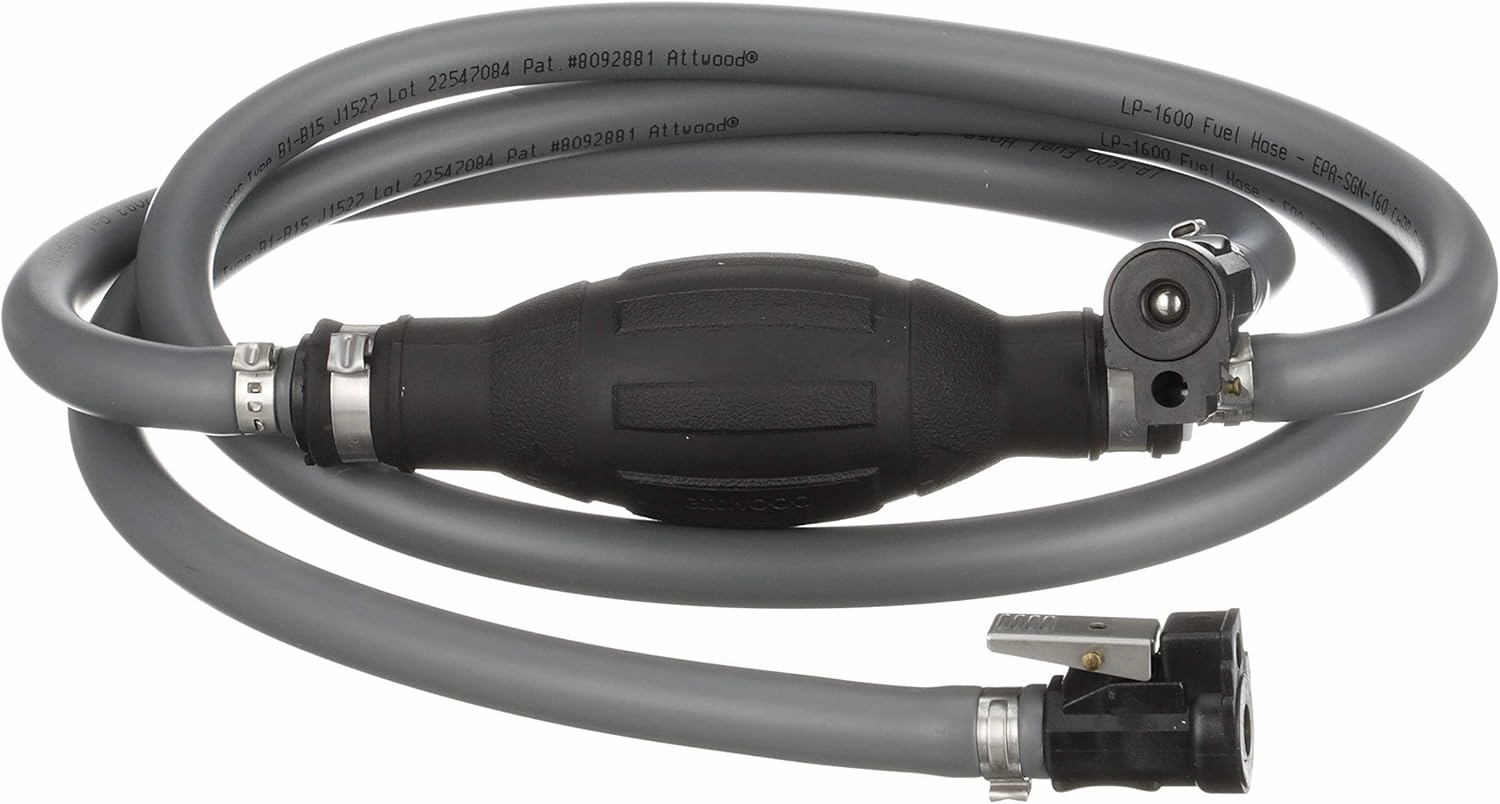 Attwood 93806YI7 Portable Fuel Tank Fuel Line Kit - Not For Use In USA