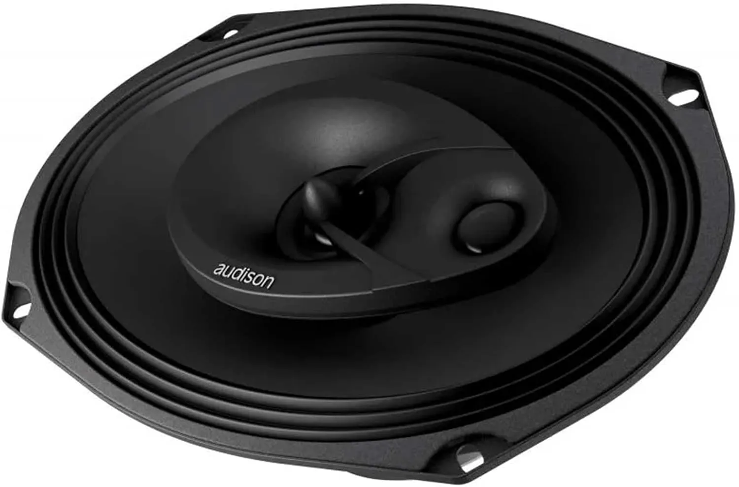 Audison APX 690 – 3-Way 6"x9" Coaxial Speaker with Concentric Tweeter, Neodymium Medium and Polypropylene Woofer, 300 W Max