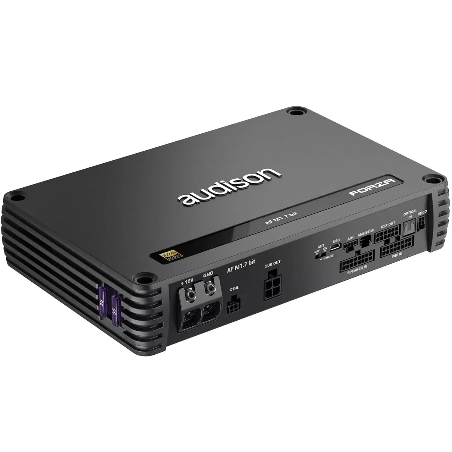 Audison Forza AFM1.7BIT 1200W RMS Monoblock Amplifier 7-Channel DSP