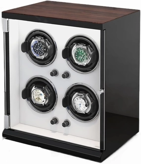 Automatic Watch Winder Box for 1/2/4/6/9/12/16 Watches 5 Rotation Modes for Men's and Women's Watches Storage Display Box