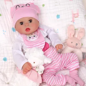 BABESIDE Realistic Baby Doll Eyes Open & Close - Bailyn, 20 Inch Reborn Baby Dolls with Toy Accessories Gift Set for Boys Girls Kids Age 3 