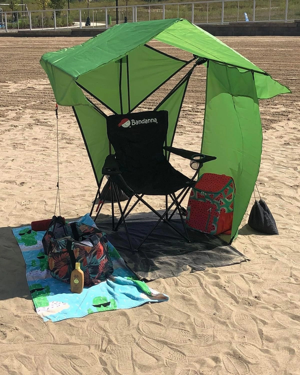 Bandanna Sun Shade (Black)