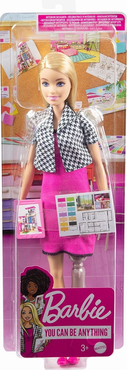 Barbie Careers Fashion Doll & Accessories, Interior Designer with Prosthetic Leg in Removable Outfit with Tablet & Design Sheet
