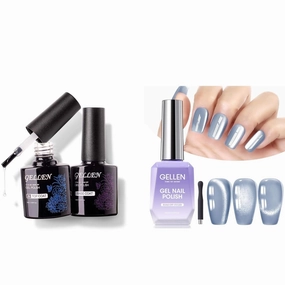 Base and Top Coat & Cat Eye Gel Nail Polish