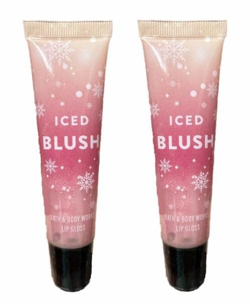 Bath Body Iced Blush Lip Gloss - Set of 2 (.47 Oz Each)