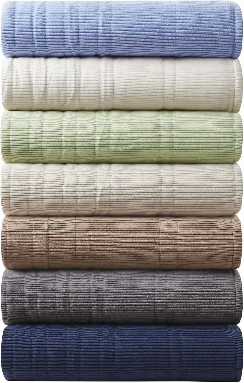 Beautyrest Electric Blanket Luxurious Micro Fleece Ultra Soft Ribbed Textured, Cozy and Snuggly Cover for Cold Weather, Fast Heating, Auto Shut Off, 20 Level Heat Setting Controller, Full, Ivory