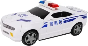 BESPORTBLE 1PC Electric Police Car for Simulated Mini Model with Lights for Imaginative Play Safe Design Present for Boys No Battery Required
