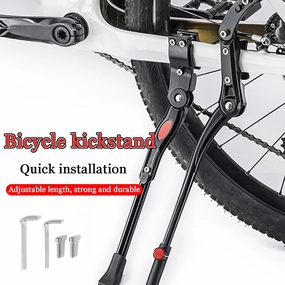 Bike Kickstand for Cervelo Aspero, Adjustable Kickstand Foot Side Stand Support, Aluminum Rear Side Bicycle Stand for Bike with Non-Slip Rubber Foot,A