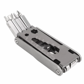 Bike Multi Tool, Stainless Steel 17 in 1 Multi Function Multitool, Foldable Portable Bike Chain Repair Kit Bike Repair Kit Motorcycle Accessories for Outdoor