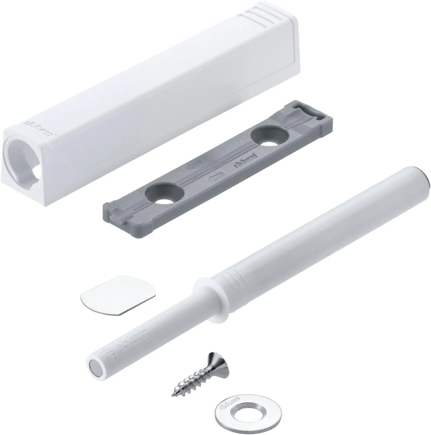 Blum - LIGNO Tip-On Set 956A1004 Schpper, Druckschnpper Push To Open White