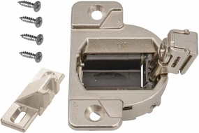 Blum 33.3600 110 Degree Compact 33 Hinge Cup with 3/4 Overlay mounting Plate (Part# 130.1100.22) Pack of 2 Sets