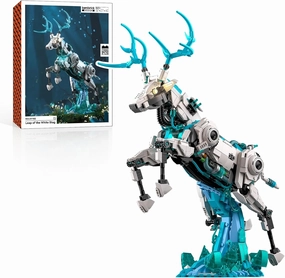 BNG Deer Building Blocks Sets for Adult,Animal Collection Toy with Base for Home or Office Decor,Creative Building Gift for Teens Boys 8-14 (1566PCS)