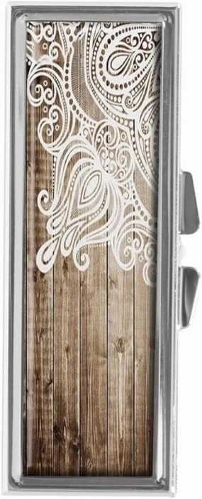 Bohemian Lace Pill Box for Purse or Pocket Pill Case Decorative Boxes Gift Box Pill Organizer for Travel Pill Box