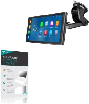 BoxWave Screen Protector Compatible With Eonon P4 Portable Car Stereo (10.26 in) - ClearTouch Crystal Privacy (2-Pack), Privacy Screen Protector Flexible Film Clear