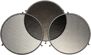 Broncolor Honeycomb Coarse, Medium and Fine Grids for L40 Reflector, 3 Pieces