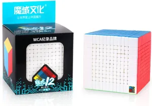 Bukefuno MoYu Meilong 12x12 Speed Puzzle Cube 12x12 Magic Cubes Moyu Stickerless MEILONG 12x12x12 Cubing Classroom Speed Toys Cube