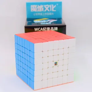 Bukefuno MoYu Meilong 7X7 Speed Puzzle Cube MFJS 7X7 V2 Magic Cubes Moyu Cube Stickerless Meilong 7X7X7 Cubing Classroom Speed Education Toys