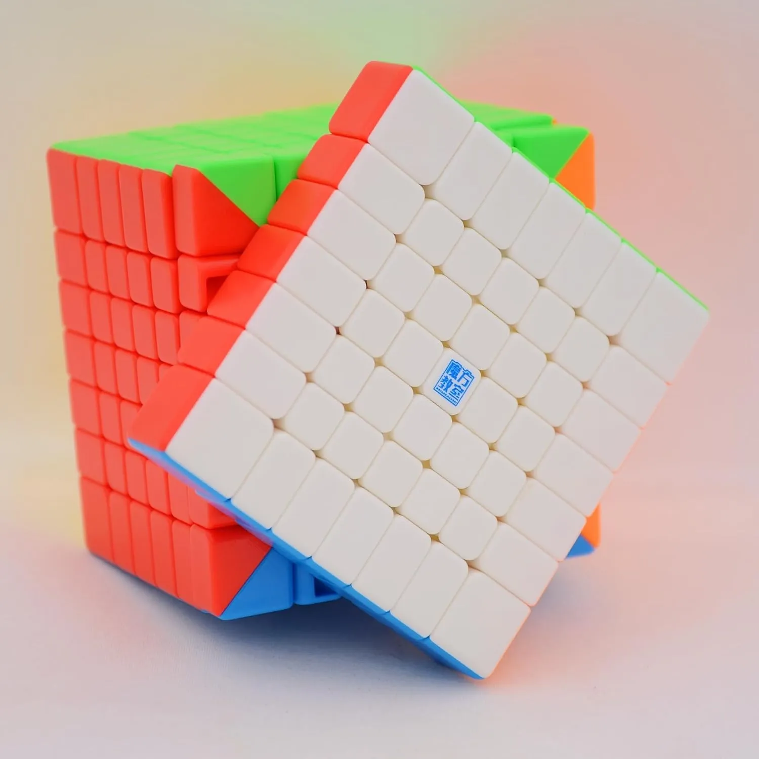 Bukefuno MoYu Meilong 7X7 Speed Puzzle Cube MFJS 7X7 V2 Magic Cubes Moyu Cube Stickerless Meilong 7X7X7 Cubing Classroom Speed Education Toys