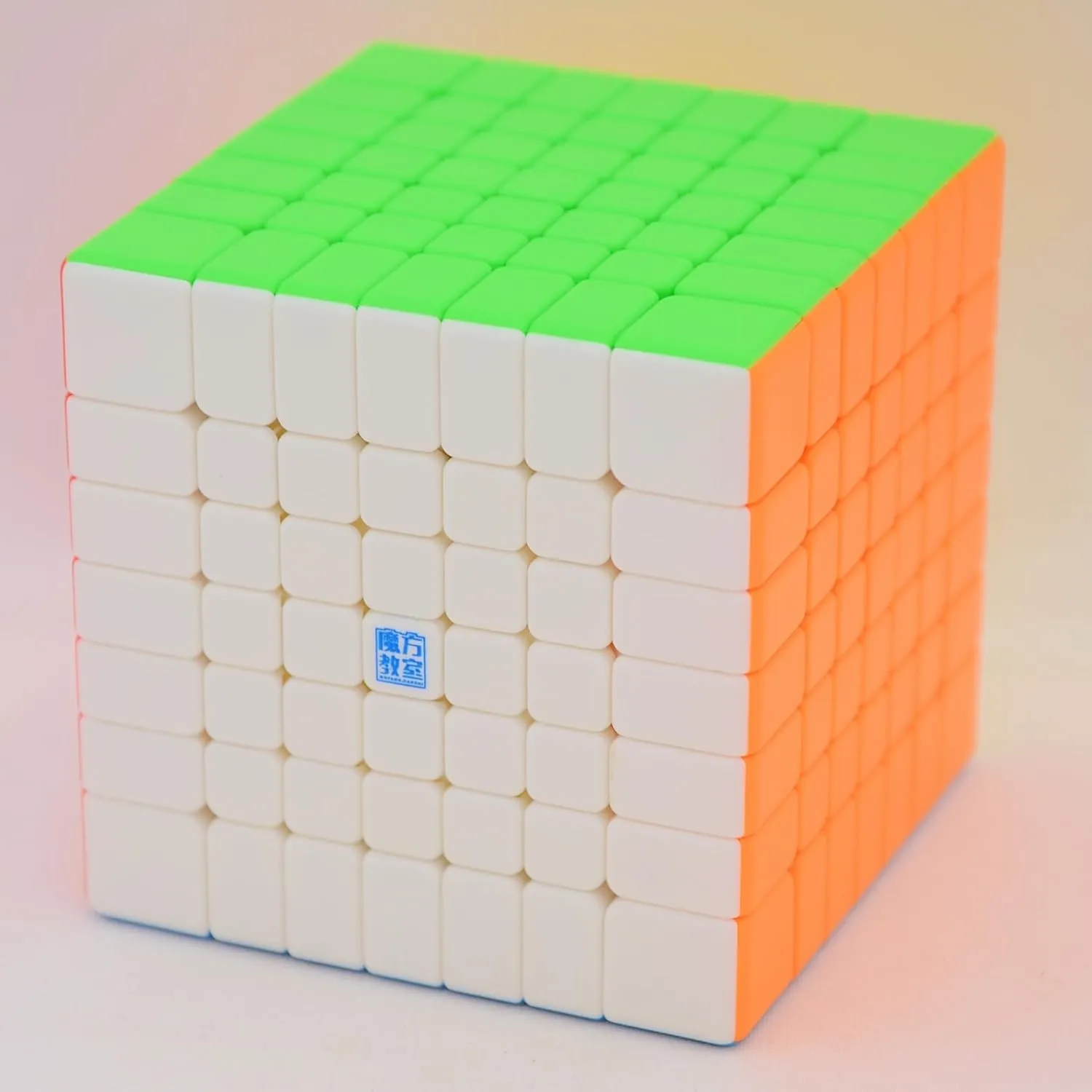Bukefuno MoYu Meilong 7X7 Speed Puzzle Cube MFJS 7X7 V2 Magic Cubes Moyu Cube Stickerless Meilong 7X7X7 Cubing Classroom Speed Education Toys