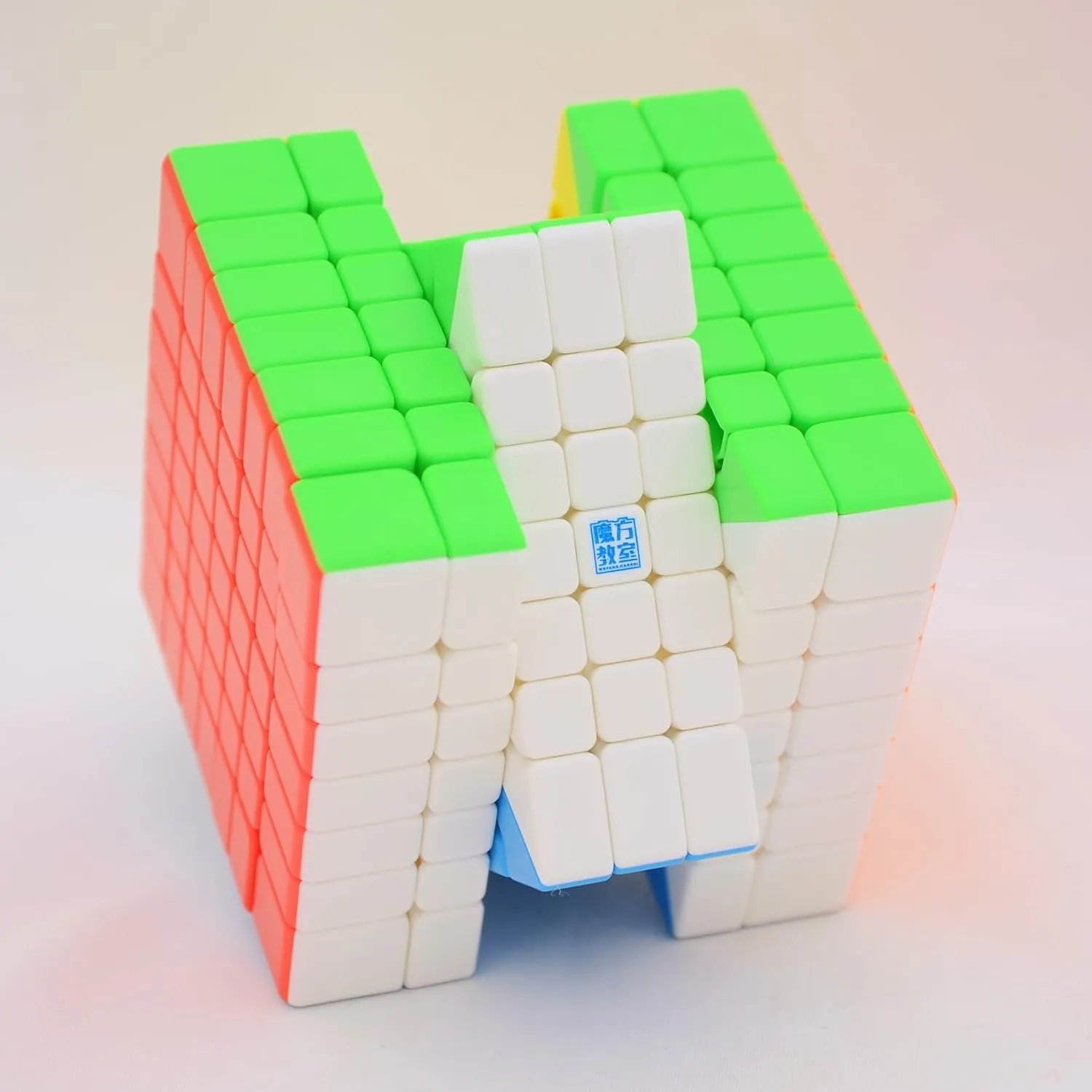 Bukefuno MoYu Meilong 7X7 Speed Puzzle Cube MFJS 7X7 V2 Magic Cubes Moyu Cube Stickerless Meilong 7X7X7 Cubing Classroom Speed Education Toys