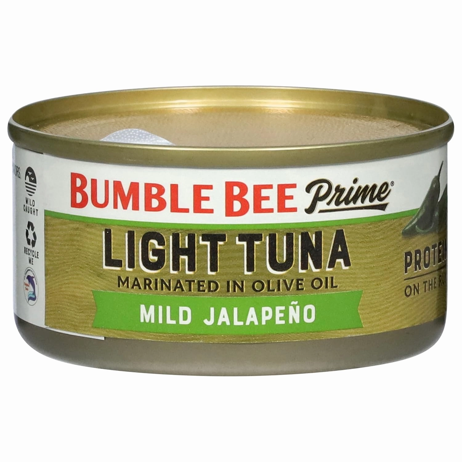 Bumble Bee Prime Protein on the Run Tuna Snack Kit, Pack of 12 - Gourmet Tuna Marinated in Olive Oil & Mild Jalapeno with Crackers and Serving Utensil - 20g of Protein Per Serving