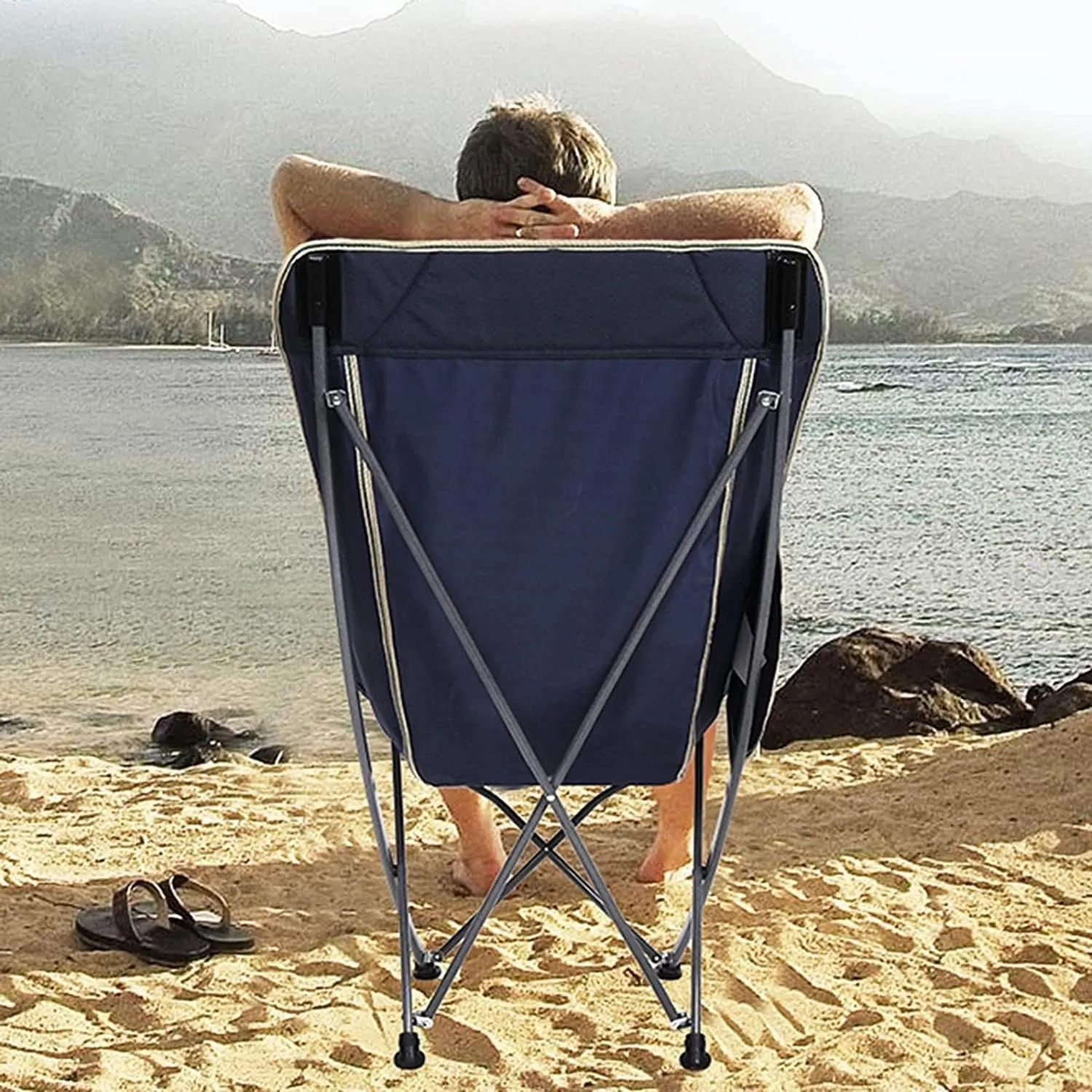 Camping Chair Folding Chair Portable Chair Ultralight Folding Camping Chair with Backrest Leisure Beach Seat with Mesh External Hanging Bag Portable Backpack Chair Camping Chairs for Adults