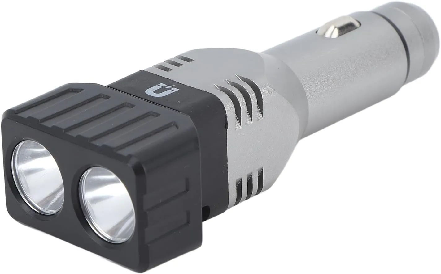 Car Plug in Flashlight Rechargeable Dual Light Source Super Bright Mini Handheld Automobile Charged Emergency Torch