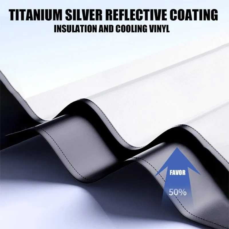 Car Windshield Sunshade for Mitsubishi Eclipse Cross 2018-2021, Block UV Rays Sun Visor Protector, Front Window Sunshades, Windscreen Sunshade,B 145CM