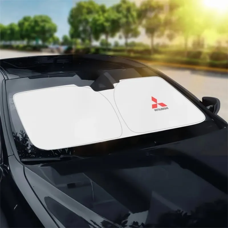 Car Windshield Sunshade for Mitsubishi Mirage 2019-2023, Block UV Rays Sun Visor Protector, Front Window Sunshades, Windscreen Sunshade,A 140CM