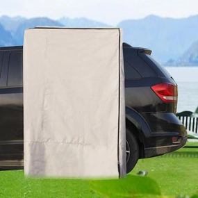 Car Side Shower Tent Shower Awning with Roof, SUV Truck Tent for Camping Privacy Shelters, Vehicle Awning Shower Room, Portable Shower Tent for Camping