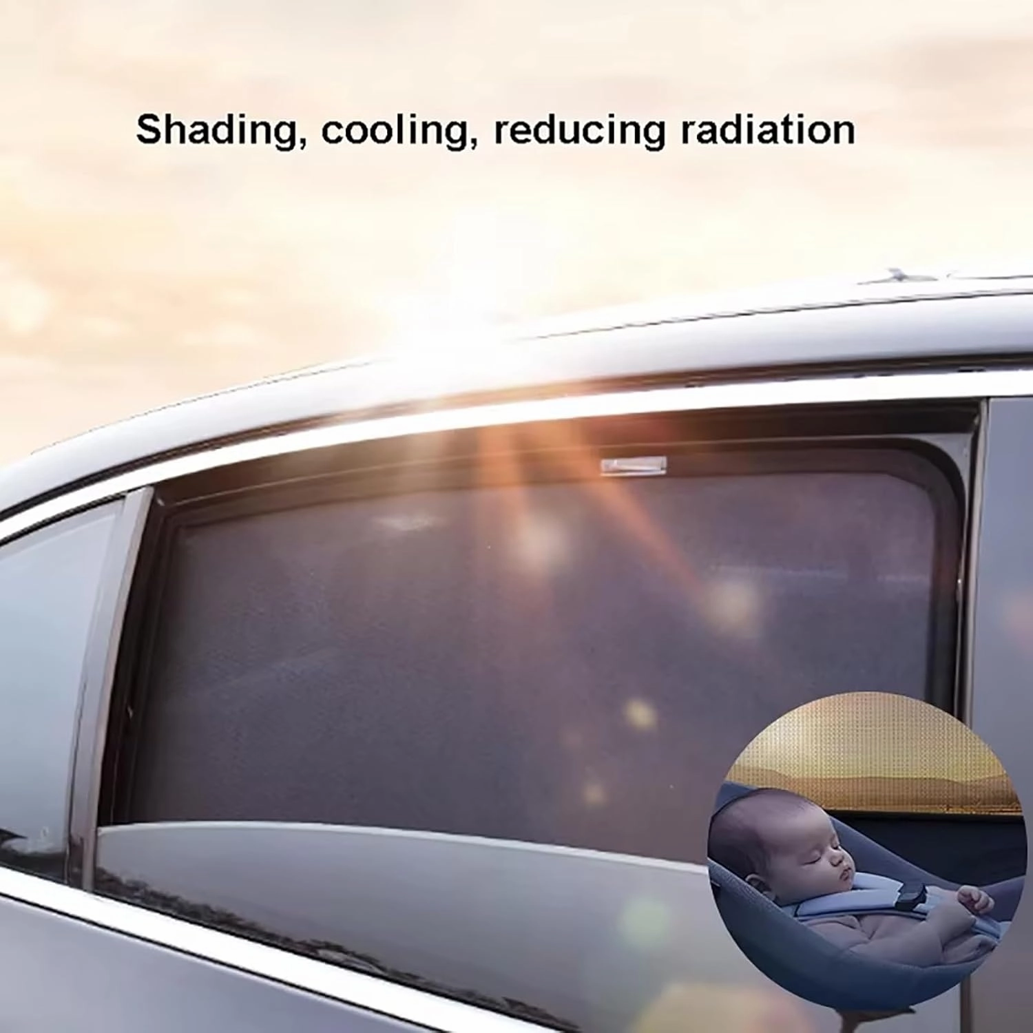 Car Window Shades for Maxus G50 2019 ,Privacy Sun Shade Set for Front Windshield Side and Rear Windows,Keep Your Car Cooler,Rear 2PCS