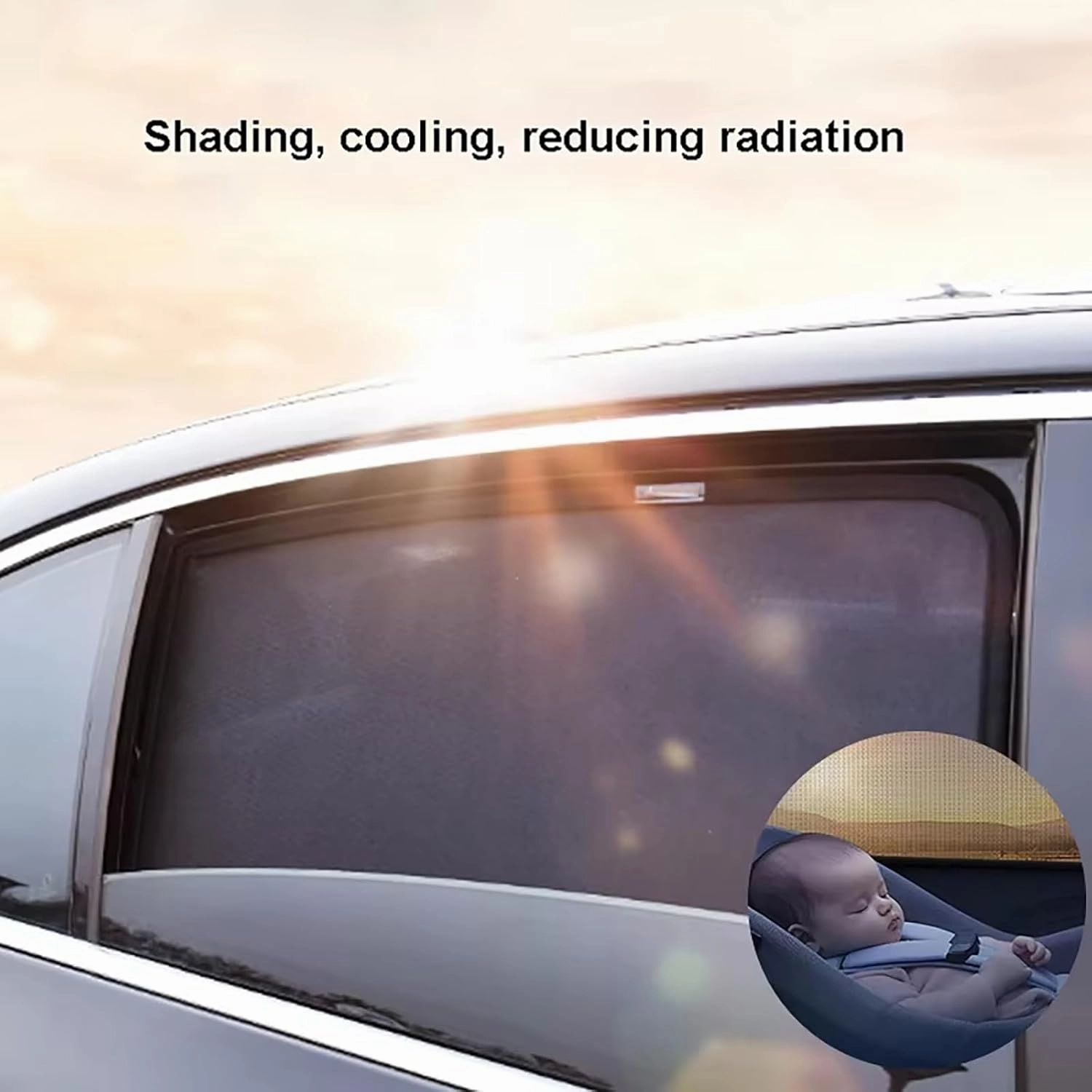 Car Window Shades for Maxus MIFA9 2022 ,Privacy Sun Shade Set for Front Windshield Side and Rear Windows,Keep Your Car Cooler,Triangle 2PCS
