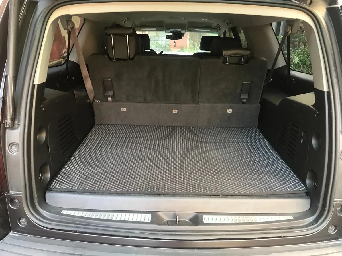 Cargo Trunk Mat for Chevrolet Suburban/GMC Yukon XL 2015—2020 Custom Fit Tray Boot Liner Carpet, Grey