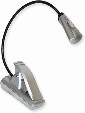 Carson FlexNeck Ultra Bright, Fully Adjustable LED Reading Lights for Books, Magazines, E-Readers, Tablets, Kindles, Nooks, Crafts and Hobbies - Set of 3 (FL-55MU), Gray