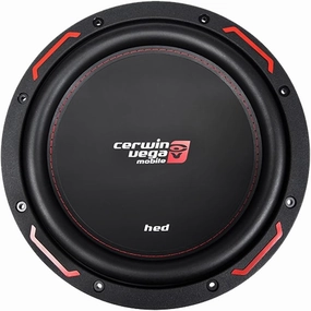 Cerwin-Vega HED Series Subwoofers – H7104D - 10” HED Series DVC Subwoofer (4Ω), High-Energy Subwoofers for Powerful Bass