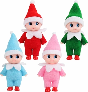 Christmas Elf Baby Dolls Tiny Elf Miniature Christmas Decorations Stocking Stuffers Elf Toys Christmas Holiday New Year Newborn Gifts