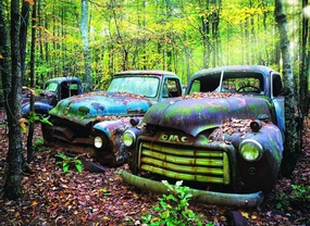 Classic Car Puzzle 1000 Piece Jigsaw Puzzle for Kids and Adults, Educational Puzzles,Car Art Modern Home Decor Difficult and Challenging Puzzle Game Preschool Toys Gifts for Car Lovers