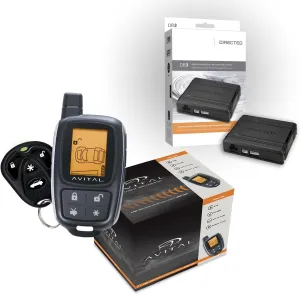 Click & ADD 2-Piece Combo: Avital 5305L 2-Way LCD Remote Start & Alarm, Directed DB3 XPressKit DEI Databus ALL Combo Bypass/Door Lock Interface for Cars & Trucks