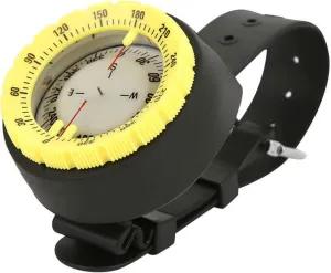 Compass Underwater Compass Professional 50M Diving Compass Waterproof Navigator Digital Watch Scuba Compass for Swimming Diving Scuba (Yellow)