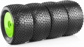 Compatible with ARRMA for Traxxas for Redcat for Team for Kyosho for HSP 4Pcs 140Mm 1/8 RC for Racing Car Off-Road Tire Wheel 17Mm Hex RC Wheel Tires